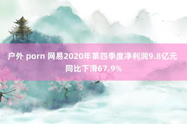 户外 porn 网易2020年第四季度净利润9.8亿元 同比下滑67.9%